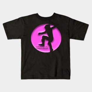 Curb Stomp- Pink Kids T-Shirt